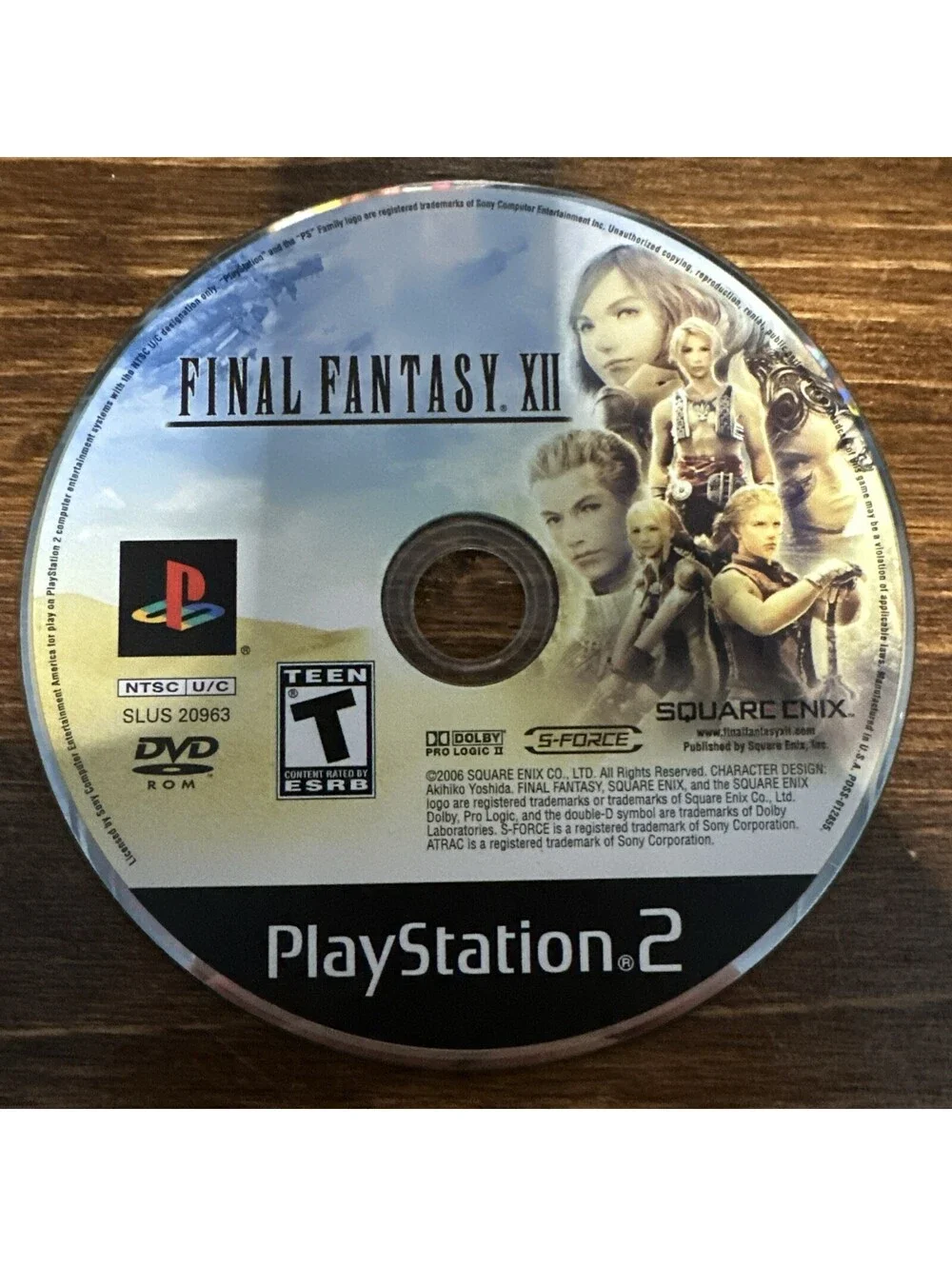 Final Fantasy XII 12 (Sony PlayStation 2, 2006) PS2 Disc Only